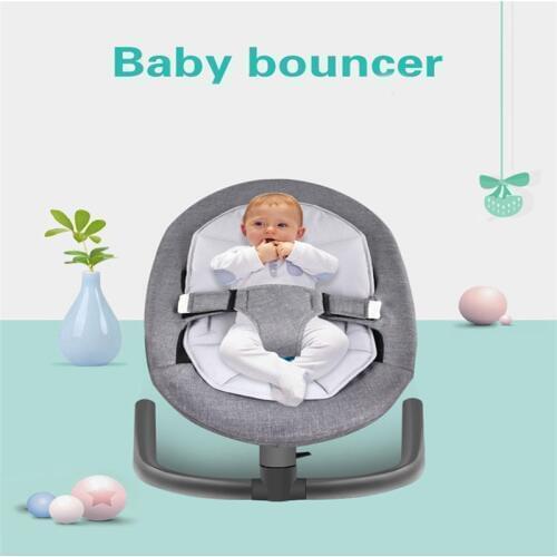 Baby Rocking Chair for Aluminum Newborn Swing Bouncer Chair Infant Sleeping Basket Automatic Cradle for Toddler
