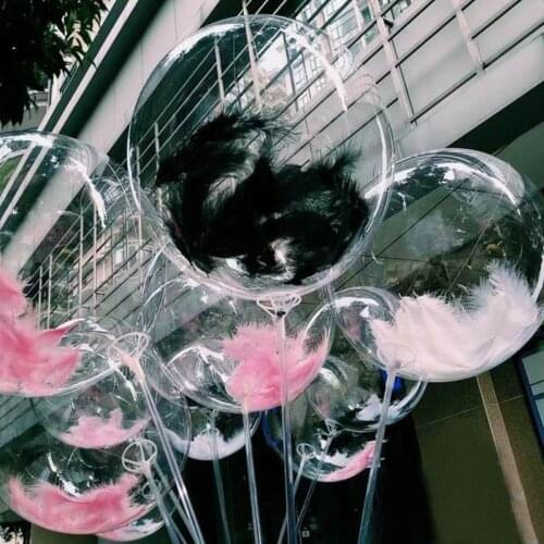 DIY Wedding Birthday Party Decoration Balloons Helium Bobo Balloons Transparent PVC Balloon Party Favors Christmas Decor