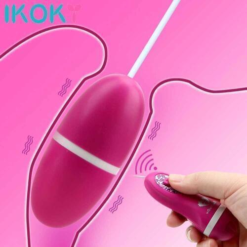IKOKY Faloimitator Clitoris Stimulator Vibrating Egg Strong Sex Toys for Woman Female Vibrator Adult Product Adult Product