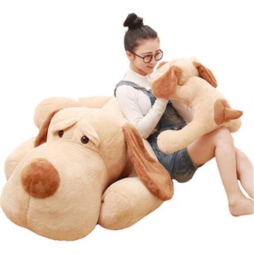 Fancytrader Big Plush Dog Lying Toy Large Size Stuffed Animal Pillow Doll 150cm 59inches