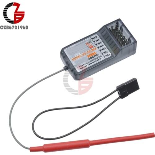 FS-R6B 2.4G 6 Channel Receiver for RC Car Boat Transmitter FS-T6 TH9X