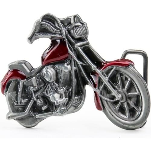 Cowboy 3D Metal Motorcycle Belt Buckle Heavy Metal Punk Hip-hop Motor bike Lover Width Belt Jeans Accessories Men Club Gift