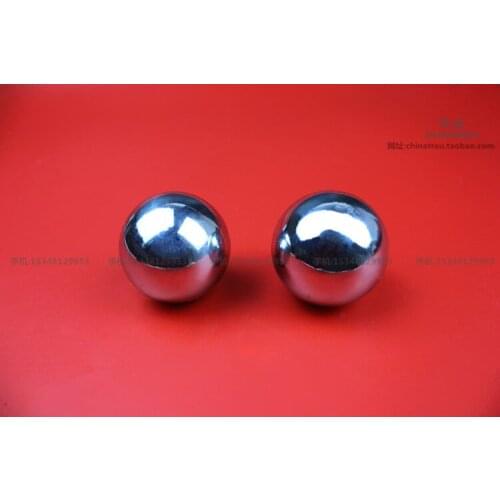 Massage stainless steel ball hollow ring handball good health for hand flexibility 100g 47mm