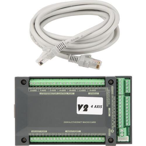 New 4 Axle NVEM CNC Controller Ethernet MACH3 Motion Control Card for Stepper Motor
