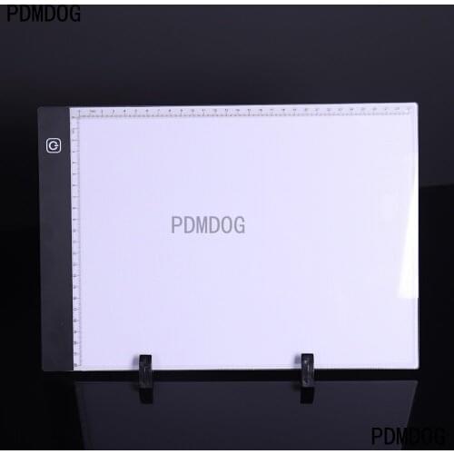 PDMDOG 5D DIY Diamond Painting A4 With scale LED Copy Board Tool Diamond Embroidery Mosaic Light Tablet Pad Accessories Tool