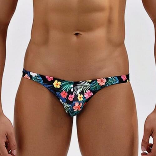 Sexy Mens Swim Briefs Bikini Swimwear Low Waist Half-Hip Swiming Trunks For Man Gay Swimsuit Surf Beach Shorts Underwear Desmiit