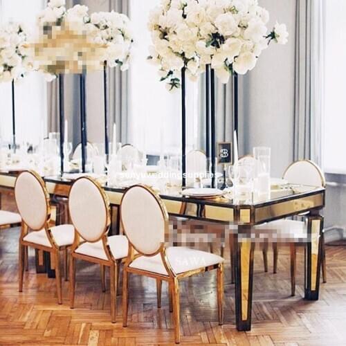 Romantic black metal frame rectangle flower arrangement floral stand for wedding table senyu1956