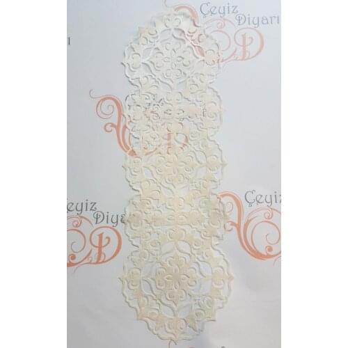 Luxury Star Velvet Runner Cream