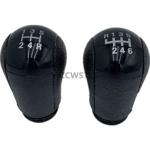 New 5 6Speed Gear Shift Knob Stick For Ford Focus Mondeo MK3 S/C-MAX Mustang Galaxy Fiesta MK6 Transit Car Shift Accessories