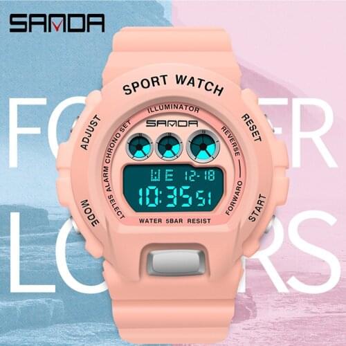 SANDA Women's Electronic Watch