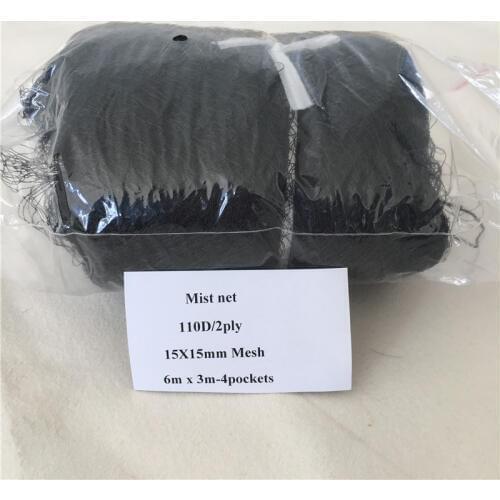 High Quality Deep Pockets Nylon 110/2D 15mm mesh size Bird Mist net Bird Capture net Bird Nets For Catching Birds
