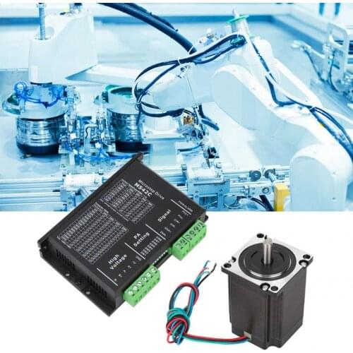 M542C Stepper Driver 57HS21A Motor Kit for 2-Phase/4-Phase Motor 2.1N.M(NEMA23) CNC Industry