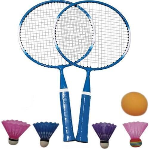 Funny Parent-child Game Garden Kids Gift Exercise Educational Tennis Racket Set Badminton Kindergarten Anti Slip Sports Toy