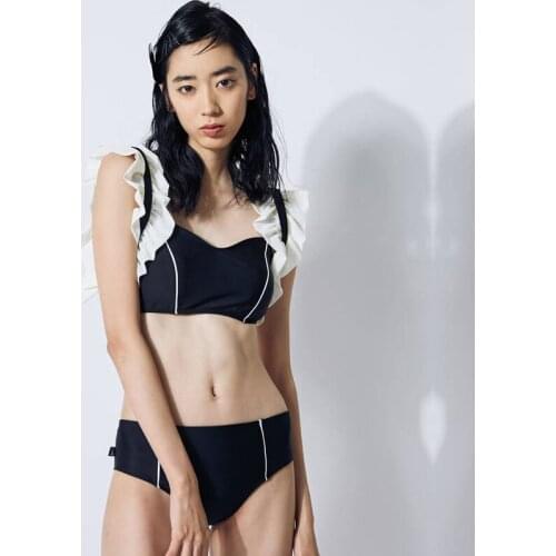 2019 Women Two pieces Swimsuit Swimwear Tankini Amphibious beach wear Bathing suit Japanese Style
