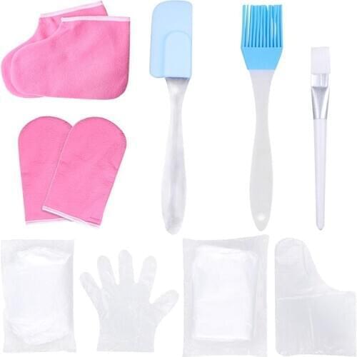 1 Set Of Moisturizing Gloves Paraffin Wax Gloves Hand Foot Care Treatment Spa Foot Cover Disposable Gloves Foot Care Tool Sets