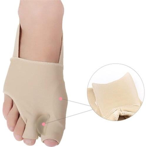1Pair Toe Corrector Orthotics Feet Foot Care Bone Thumb Adjuster Correction Soft Pedicure Socks Bunion Straightener