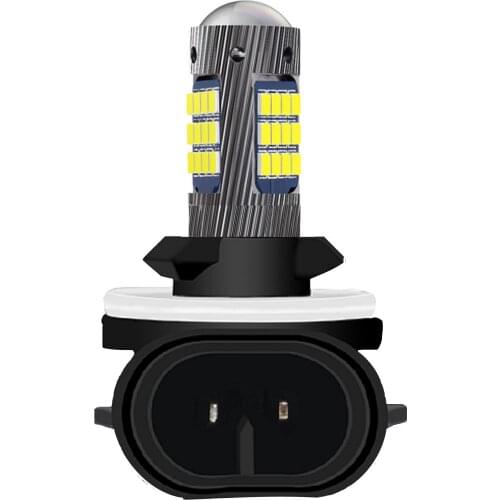 10Pcs New 881 880 H27 High Quality 2016 LED Bulbs H27W Auto Front Fog Lamp Anti Fog Lights Foglamps Car Goods 6000K White 12V