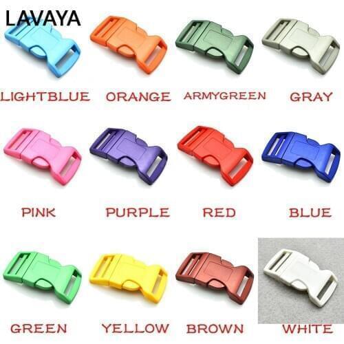 13pcs Colorful 1"(26mm) Contoured Side Release Buckles Fastener for Backpack Strap Bag Belt Pet Collar Webbing DIY Accessories