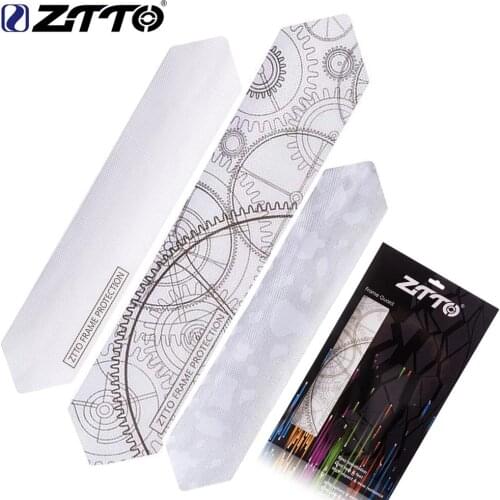 ZTTO bicycle frame protection stickers 3D scratch-resistant stickers detachable MTB bike road bike cart protective film Cover