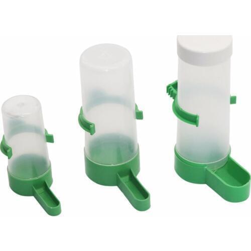 5 Sets Bird drinking fountain Feeding Cup Parrot under the feeder Bird water bowl Thrush kettle Bird appliances wholesale