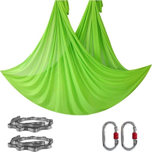 Yoga Hammock Set 7M Anti Gravity Inversion Aerial Yoga Equipment Swing Air Yoga Bed Silk Kit with Accessories