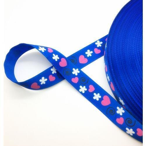 Free Shipping 5 Yards 3/4'' 20mm Wide Printed Grosgrain Ribbon Hair Bow/Christmas/wedding DIY Sewing ,#AD19