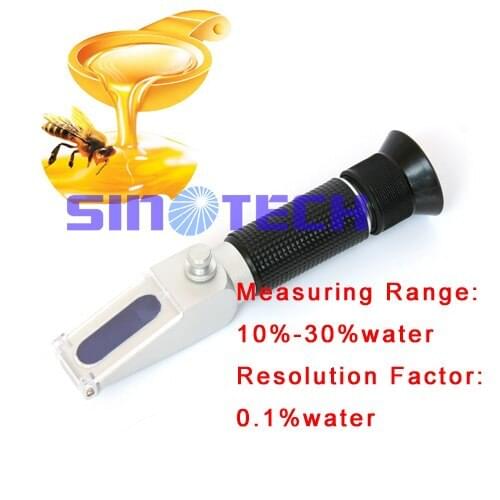 Free shipping hand held new design Honey water 0-30% Honey Refractometer RHFN-30ATC + calibration oil
