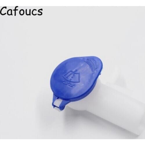 Cafoucs Wiper Spray Bottle Cover For Ford Focus Deputy Water Tank Cap Washer Radiator Cap