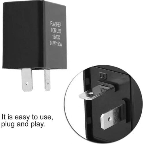 Electronic LED Adjustable Flasher Relay For Turn Signal Light Indicator Blinker car motorcycle accessories