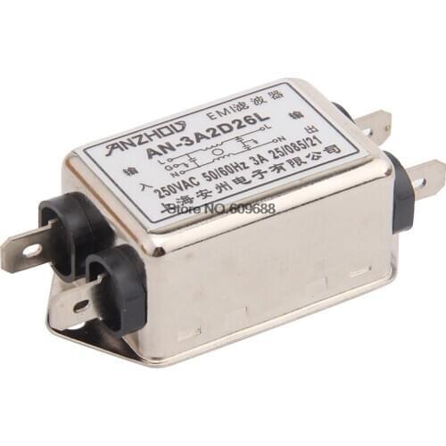EMI Power Filter 3A6A10A Filter AN-3A2D26L AN-6A2D26L AN-10A2D26L