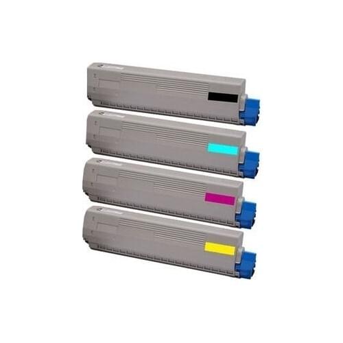 KMCY Compatible toner Cartridge OKI C801 810 821 830 MC860 4 pcs set