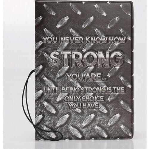 Checkered plate pattern STRONG Passport Holder,PVC Leather 3D Design Travel Passport Cover passport wallet 14*9.6CM