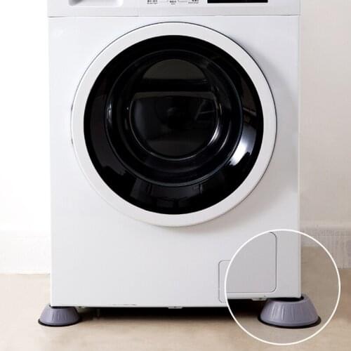 CPDD 4 Pcs Washing Machine Feet Pads Refrigerator Anti-vibration Floor Mats Non Slip Shock Proof Furniture Protector