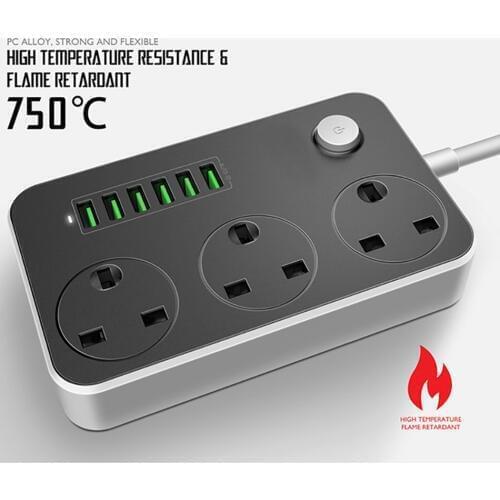 SK3662 Home Appliance Wiring Socket Plastic Wiring Multi-function USB HouseHold Electronic Componentoffice Travel