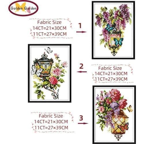 GG The Light of Love Cross Stitch Kits 11CT 14CT Chinese Cross Stitch Pattern Embroidery Needlework Set for Home Decor