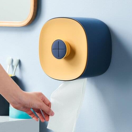 Wall Mounted Tissue Holder Box Paper Towel Holder Storage Box Toilet Paper Holder Wall Mount Toilet Paper Tray Paper Holder Box