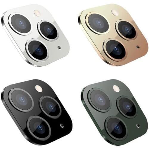New Camera Lens Cover for iPhone X XS / XS MAX Seconds Change for iPhone 11 Pro Sticker Modified Camera Cover Alloy Protector