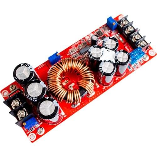 CC CV 1200W Step-Up Boost Constant Current Module DC DC 20A Adjustable Power Supply IN 8-60V DC-DC Step Up CAR USB Charger Board