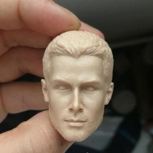 Blank 1/6 Scale Stephen Amell Oliver Queen Head Sculpt Unpainted Fit 12" Figure