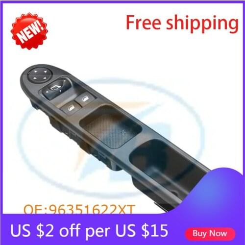 Electric Power Window Control Switch Regulator Button console For Peugeot 307 2000-2005 96351622XT