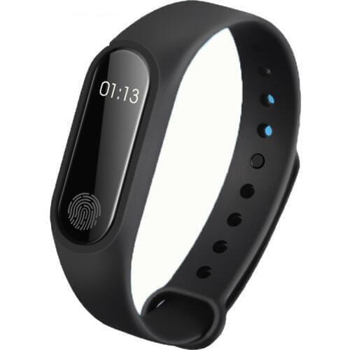 M2 Women Men Smart Bracelet USB Charge Fitness Tracker Heart Rate Monitor Sport IP67 Waterproof Message Reminder Bluetooth Watch