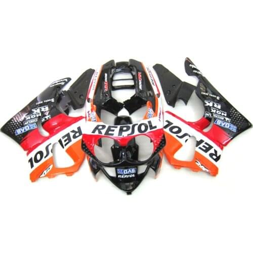 Replace Fairings for HONDA CBR900RR 893 1992 1993 1994 1995 Black Red fairing kit CBR893RR 92 93 94 95 XF19