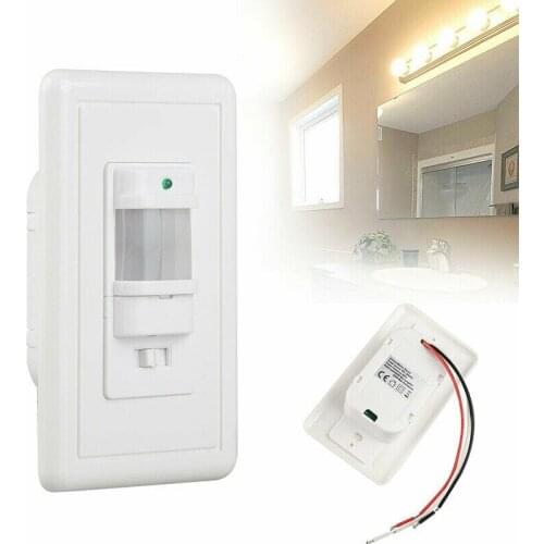 House Lighting Control Auto On/Off Infrared PIR Motion Sensor Wall Light Switch