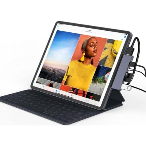 USB C Hub 5 In 1 Type C To SD/TF Card Reader USB 3.0 HUB Adapter High Speed For 2018 2019 IPad Pro