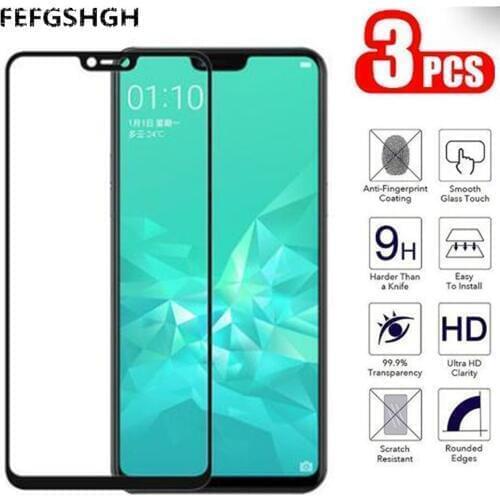 Tempered Glass Oppo A3S Screen Protector Oppo A3S Protective Film Full Cover OPPO A3s OPPOA3s CPH1803 CPH1805 Glass 6.2 inch