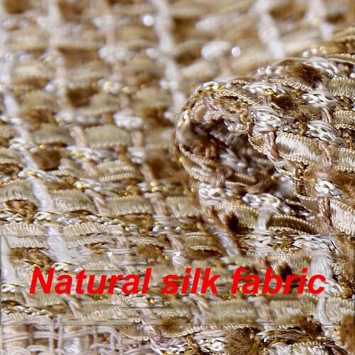 1 Meter Little Fragrance, Weaving Style, Heavy Silk Ribbon, Blended Fashion Fabric, Custom Clothing Outerwear Fabric