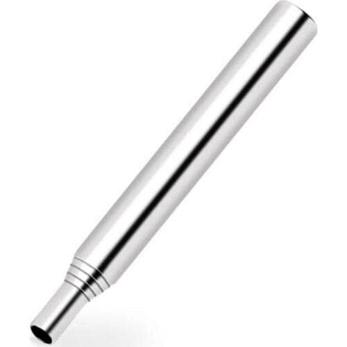 1Pc 5 Sections Stainless Steel Telescopic Fire Pit Outdoor Wood Stove BBQ Fire Blower Tube Pocket Tool Picnic Equipment 15-60cm