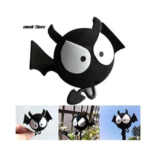 1PC EVA Big Eyes BAT Antenna Ball Aerial Topper Balls Toppers Cartoon Car Roof Decoration For Car