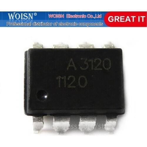 10PCS HCPL3120 HCPL-3120 SOP8 SOP A3120 SMD new original In Stock