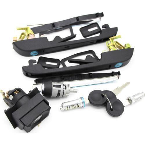 191898081 VW GOLF MK2 COMPLETE LOCK KIT SET DOOR HANDLES TAILGATE DOORS IGNITION WITH 2 SAME KEYS